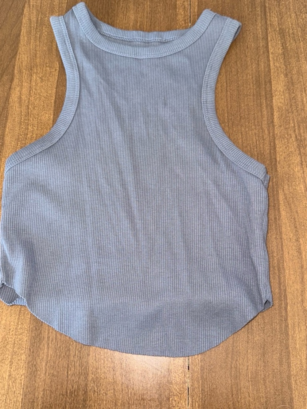 wild fable Light Blue Ribbed Racerback Tank - Picture 2 of 2